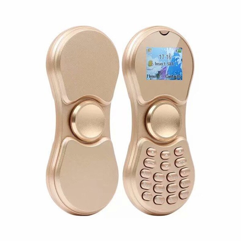 Fingertip gyro mobile phone personality candy bar decompression dual card dual standby mini mobile phone: 3
