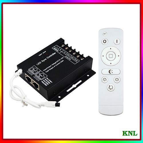 Led Strip Remote Led Dimming Controller, Led Dimmer Remote SYNC Controller Switch DC 12V-24V Led Lighting Brightness Controller