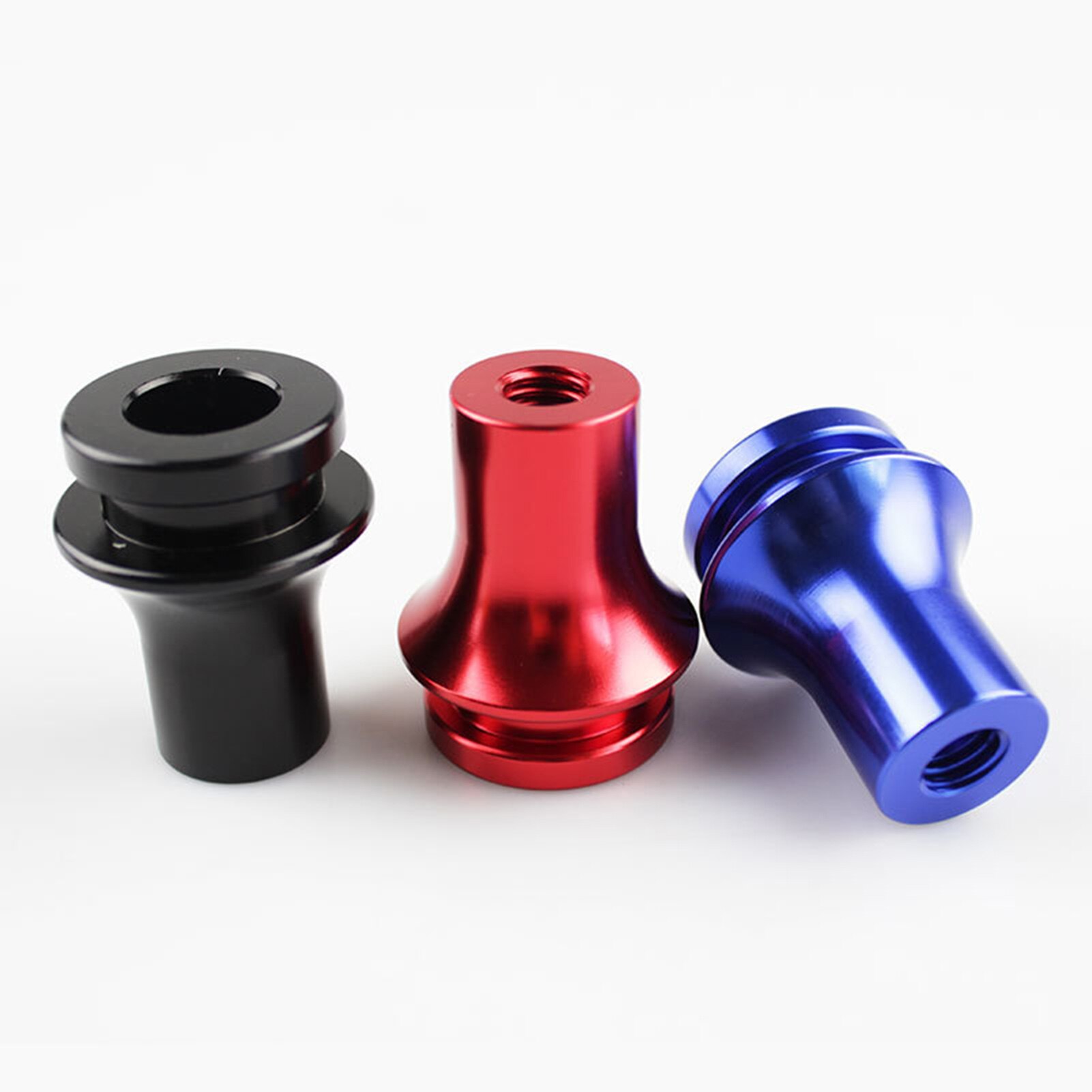 Pomo de palanca de cambios Base de adaptador de conector de aleación de aluminio de hilo pomo de cambio de modificación de coche para mitsubishi M10x1.25 paso de la rosca