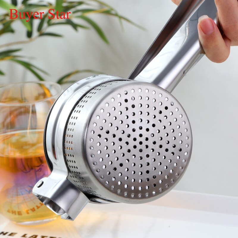1pcs Gold Metal Lemon Squeezer Stainless Steel Orange Juicer Fruit Juice Reamers Fast Handle Press Multifunctional Kitchen Tools