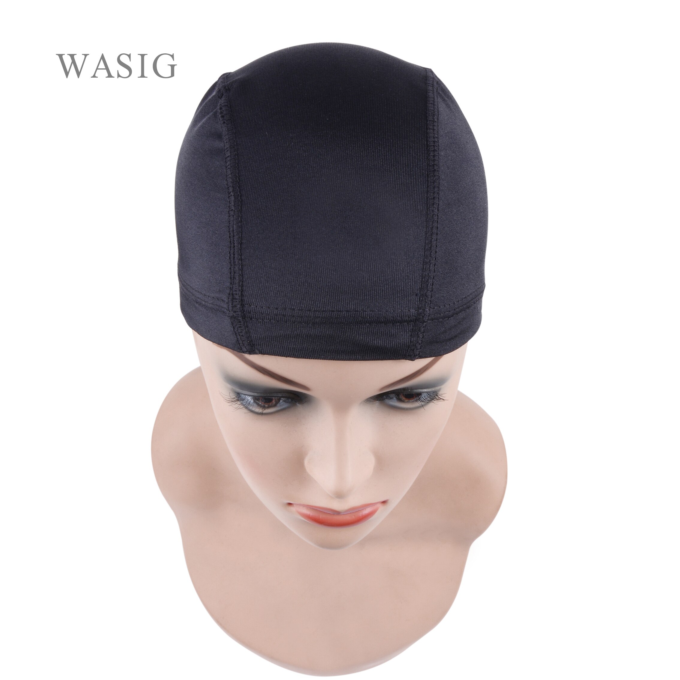 3 uds sin costuras de red para el cabello Peluca de peluca barata tapas para hacer pelucas Red de Spandex elástico Peluca de domo tapa
