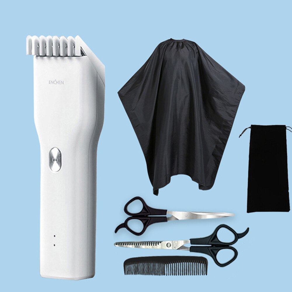 Xiaomi – tondeuse à cheveux électrique pour hommes, appareil de soins personnels, USB, charge rapide: white Trimmer