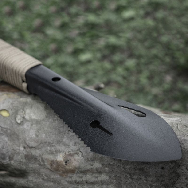 Metal Detector Garden Serrated Edge Digging Digger Shovel Sheath Stainless Steel P0RE