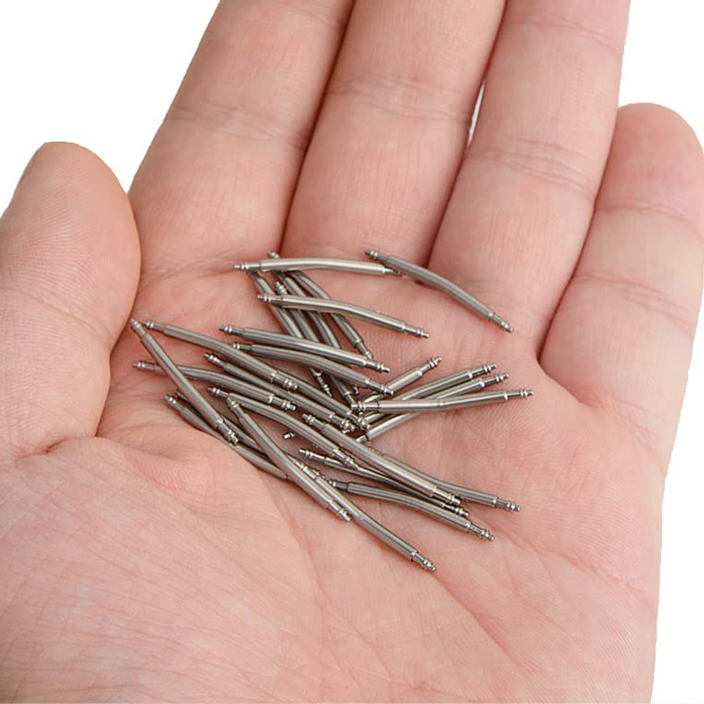 8 Pack Gebogen Horloge Band Pinnen Toolkit 4 Stuks 1.5Mm Diameter 4 Stuks 1.8Mm Diameter Gebogen Horloge Lente Bars Horloge Armband Links