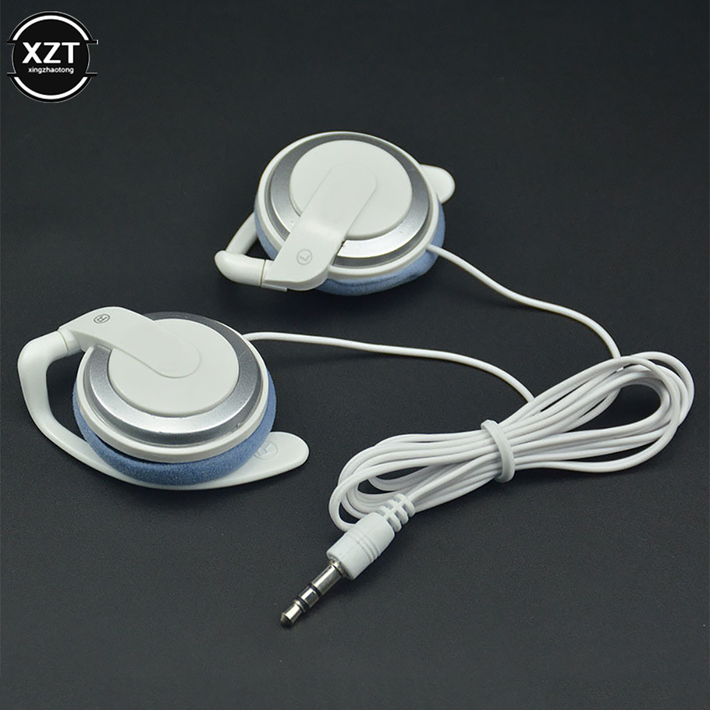 1 szt. 3.5mm słuchawki Stereo do biegania sportowe słuchawki przewodowe słuchawki douszne uniwersalne do telefonu komórkowego Sony Samsung Computer: Black
