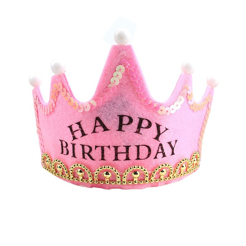 Kid Birthday Party Beautiful Hat Crown Hat King Princess Party Cake Decoration Photo Props For Children Party Hat: 3