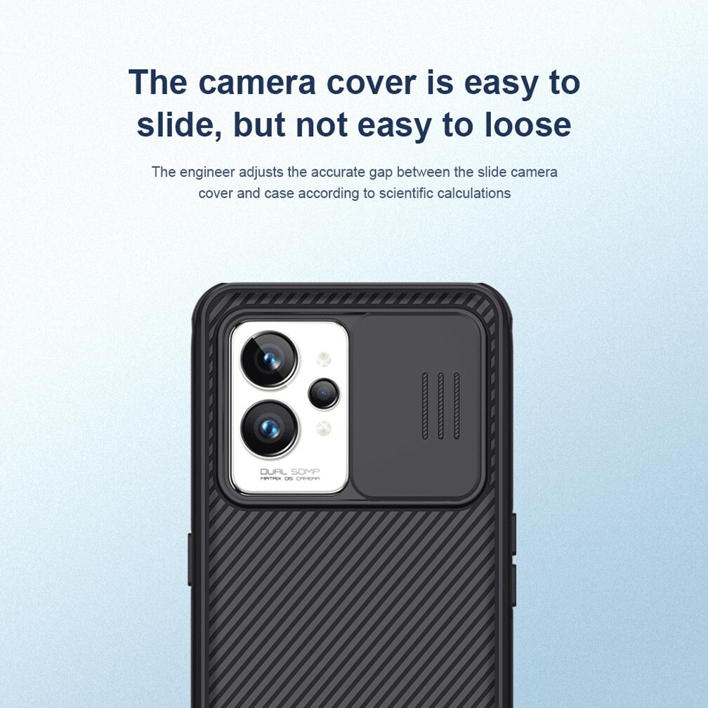 Voor OPPO Realme GT 2 Pro Case Nillkin Camshield Pro Sliding Lens Shell Camera Beschermhoes Voor Realme GT 2 Pro Telefoon Cover
