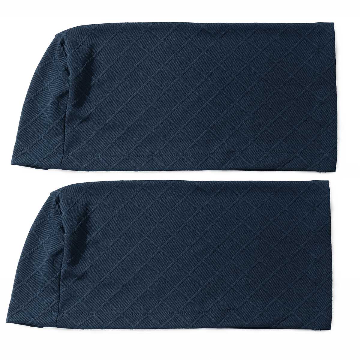 2 uds muebles nuevos reposabrazos cubre sofá fundas para sofá silla brazo protectores Anti-deslizamiento elástico: Azul