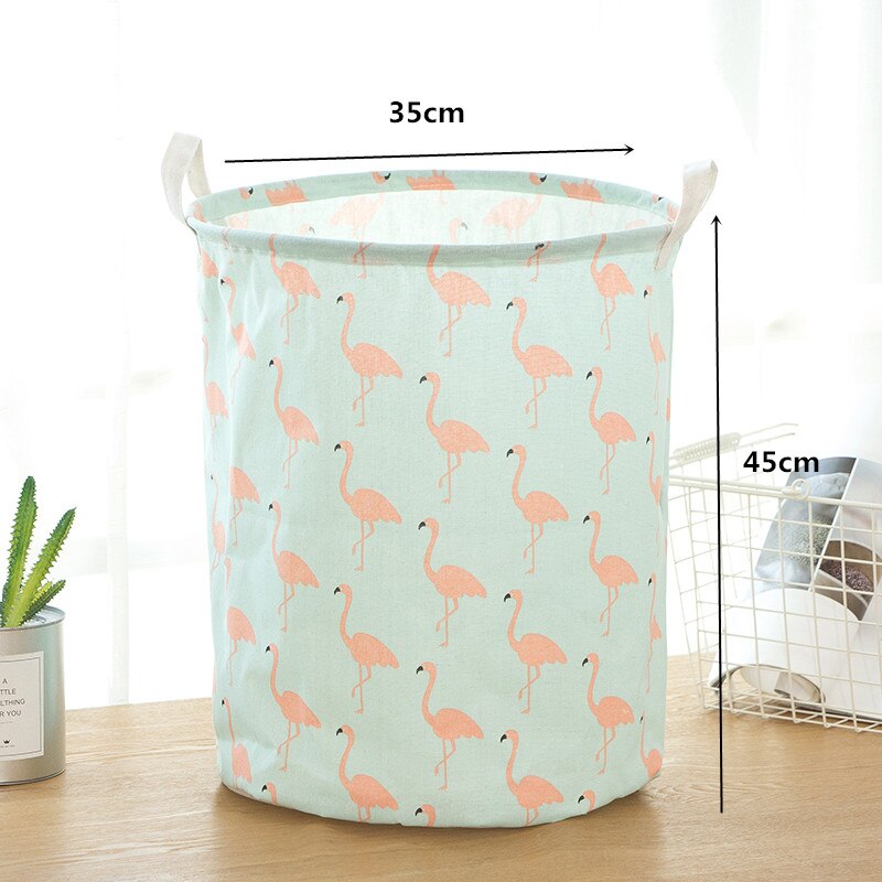 Boîtes de rangement tonneau en lin , jouets pliants, boîte à linge créative, panier à vêtements, sac de rangement de soutien-gorge pour cravates, chaussettes: 10302