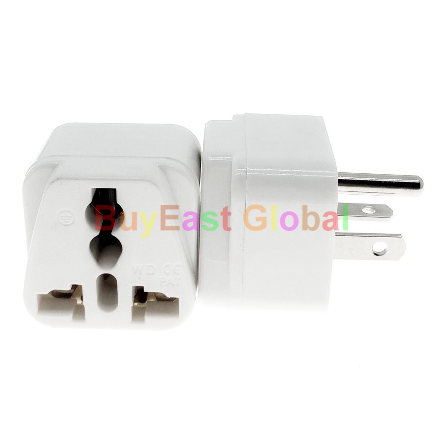 Universele Plug Adapter-Ons Nema 6-20P-Ac 208/220/230/240V- 10A Max Wit/Zwart