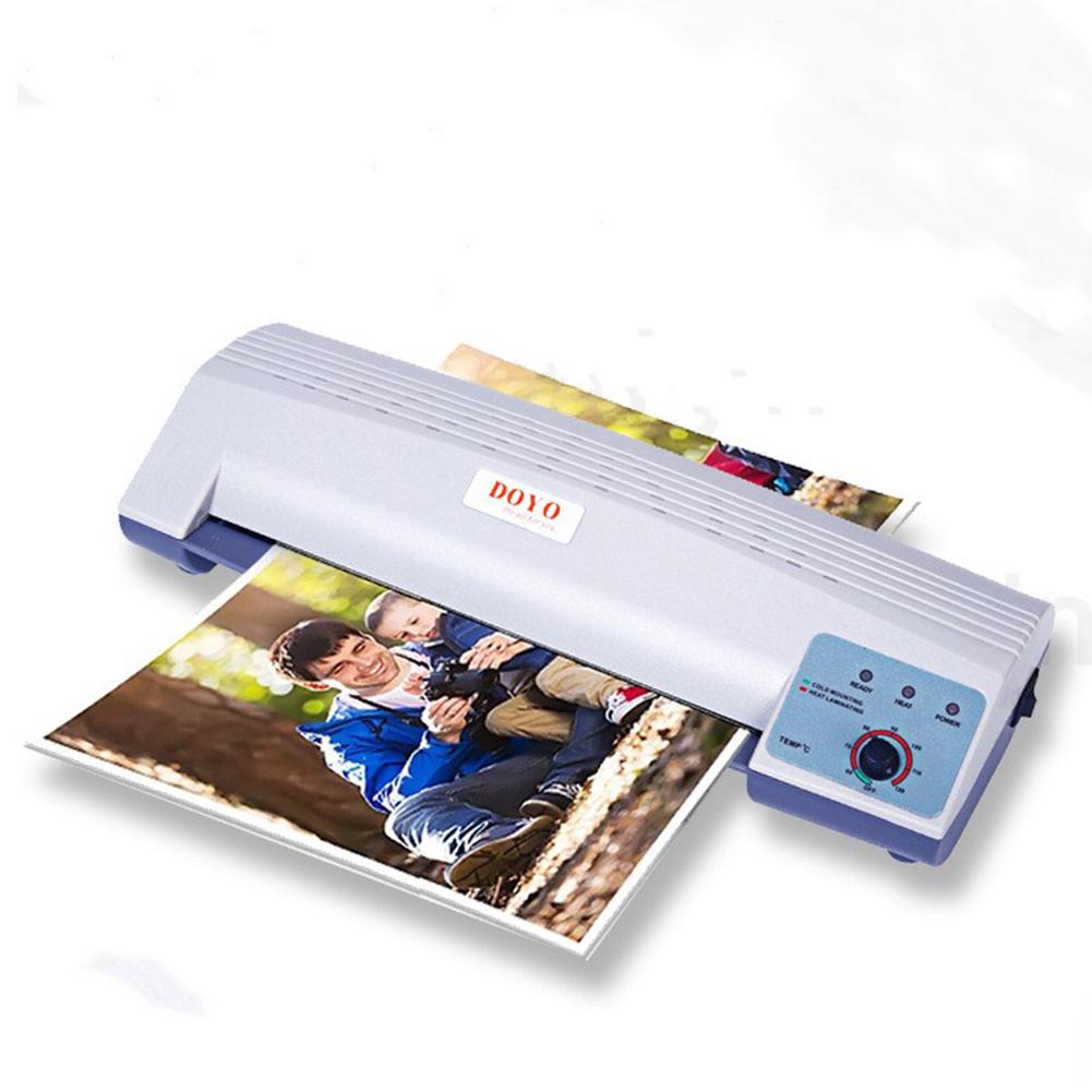 BEESCLOVER Cold / Plastic Sealing Machine Laminator A4 Photo Plastic Machine Office Film Press File Laminating Machine r20