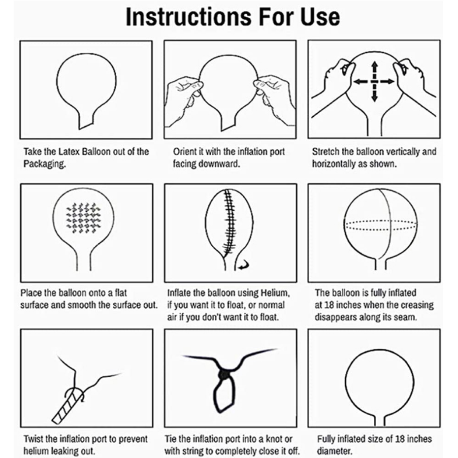 10 Uds. Globo de burbuja Bobo transparente de 10-24 pulgadas Globos de helio de aire inflables transparentes decoración de de cumpleaños de boda Baby Shower