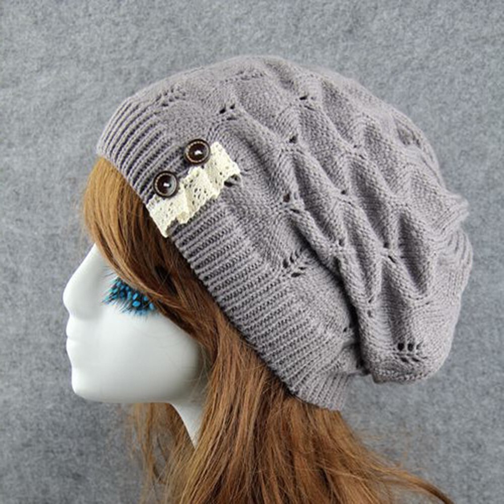 Stijlvolle Winter Hoed Eenvoudige Warmer Cap Koude Bescherming Hoed Creatieve Outdoor Gebreide Hoed Voor Lady Meisjes (Rood)