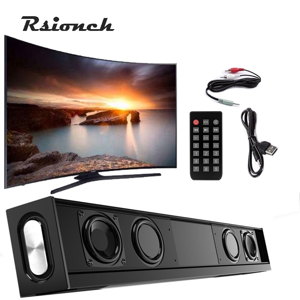 Super Bass Home Theater Soundbar TV Speaker Subwoofer Bluetooth Column S688 20W Wireless Bluetooth Speaker Portable