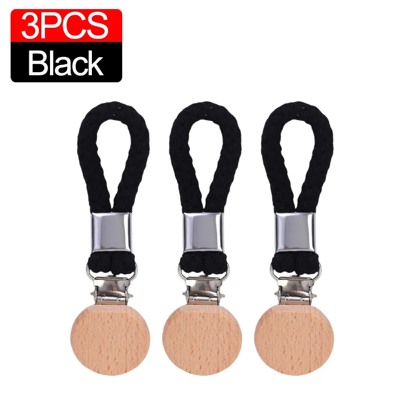 6/1szt Klipsy robić zawieszania ręczników Zaciski Pleciony Uniwersalny Bawełniany Pętla Metalowy Hak Kuchnia Łazienka Klips robić przechowywania Skarpetki Wieszak na ubrania: Różowy