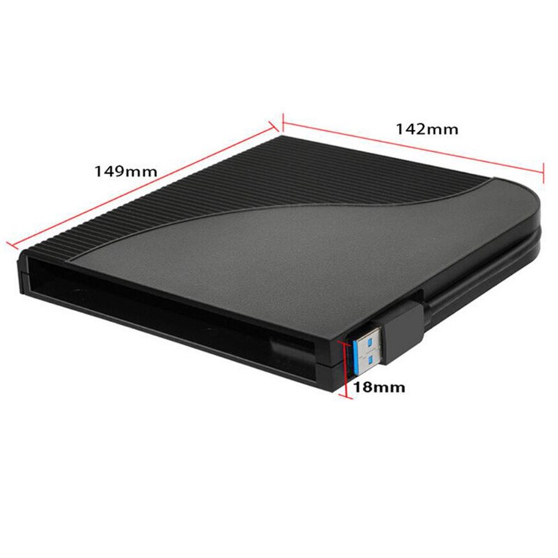 12.7Mm Usb 3.0 Dvd Drive Externe Optische Drives Behuizing Sata Naar Usb Externe Case Voor Laptop Notebook Zonder Drive