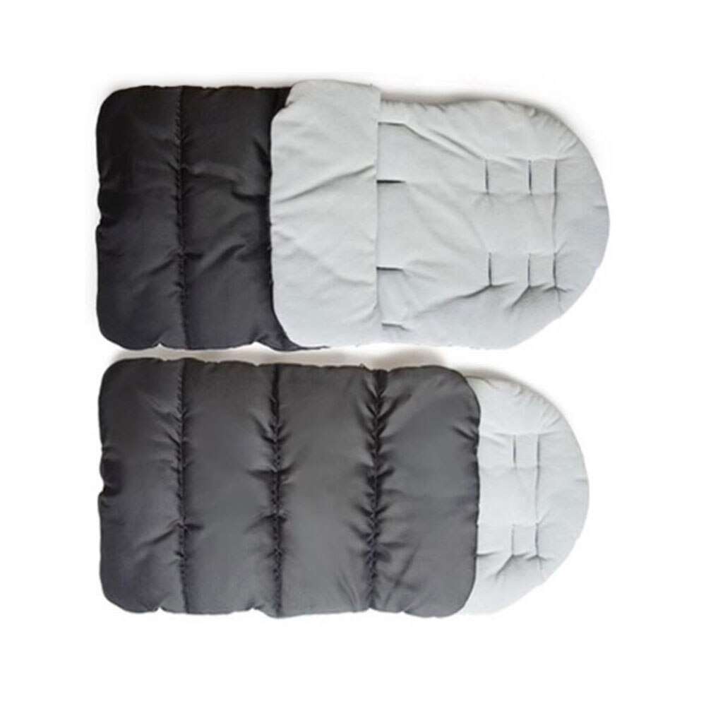 3- in -1 universele winddichte warme slaapzakken voor peuters, deken, voetenzak voor kinderwagen, buggy, kinderwagen, matje voor voetenzak: Grijs