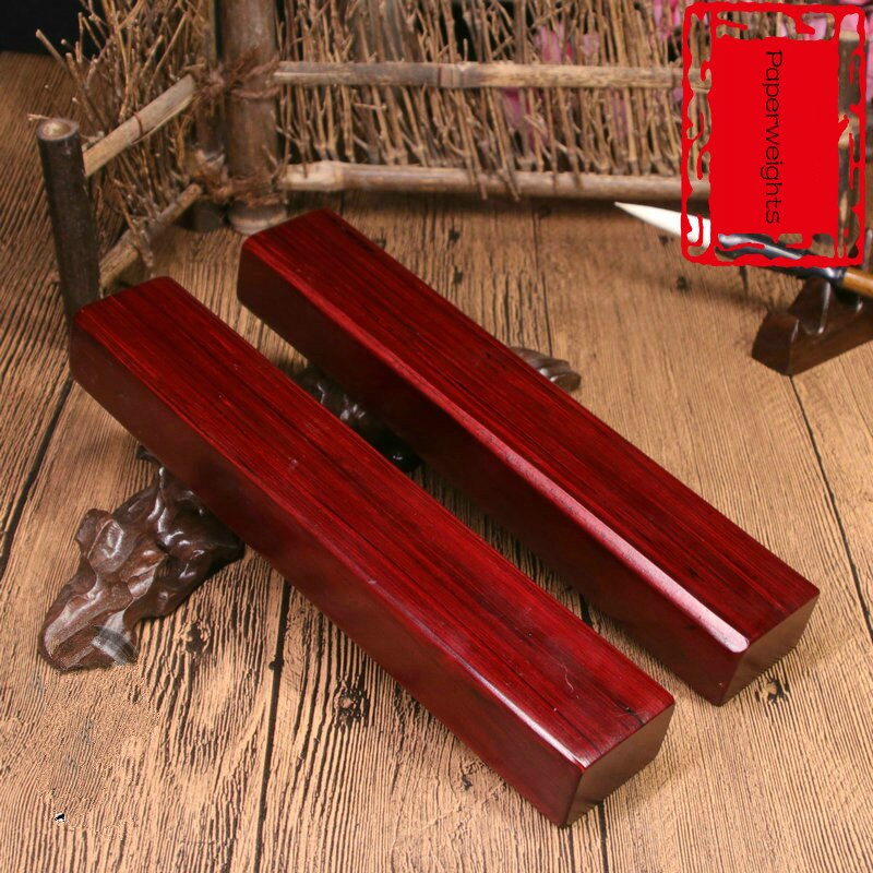 Paperweight Solid Wood Chinese Calligraphy Painting Special Paperweights Chinese High Grade Redwood Classical PaperWeights