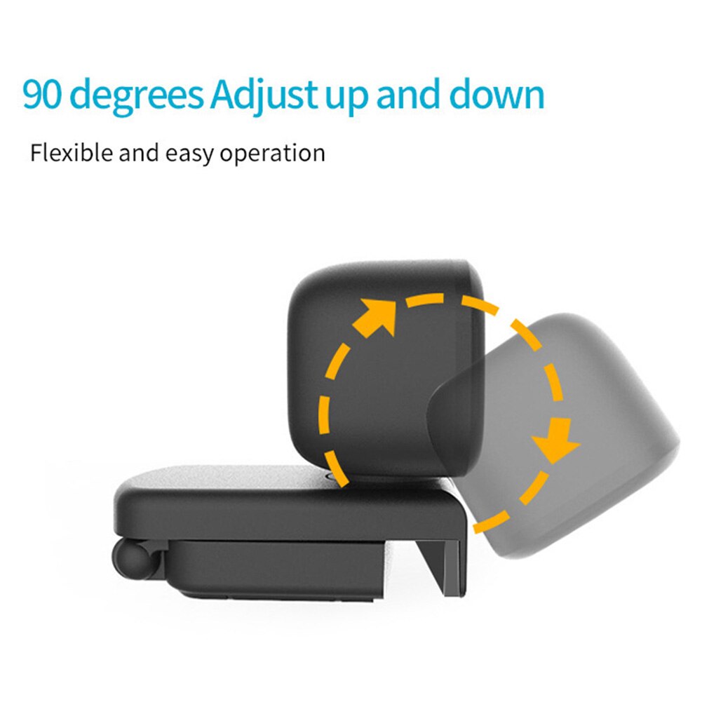 Webcam HD 1280x720P Webcam USB Video Cam PC Camera for Computer Desktop Laptop