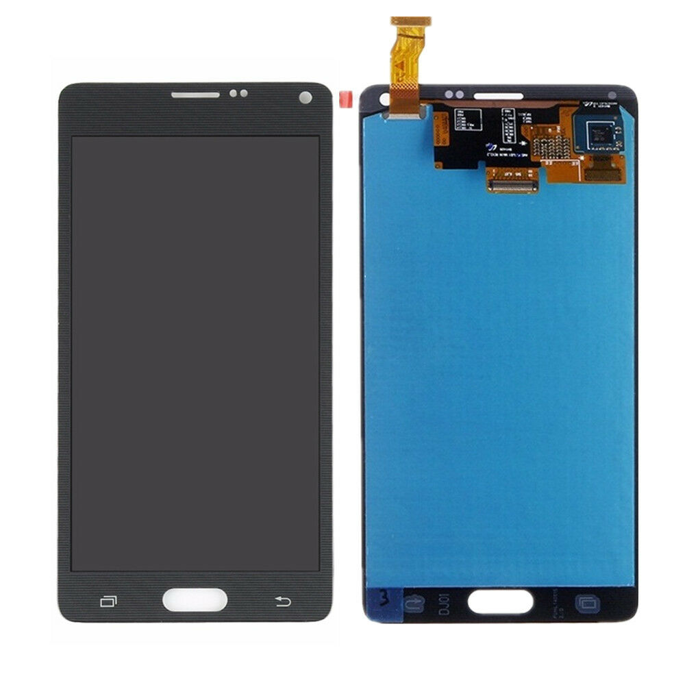 Brennen Schatten AMOLED 5,7 ''LCD Für SAMSUNG GALAXY Note 4 N910A N910F LCD Display Touch Screen Digitizer