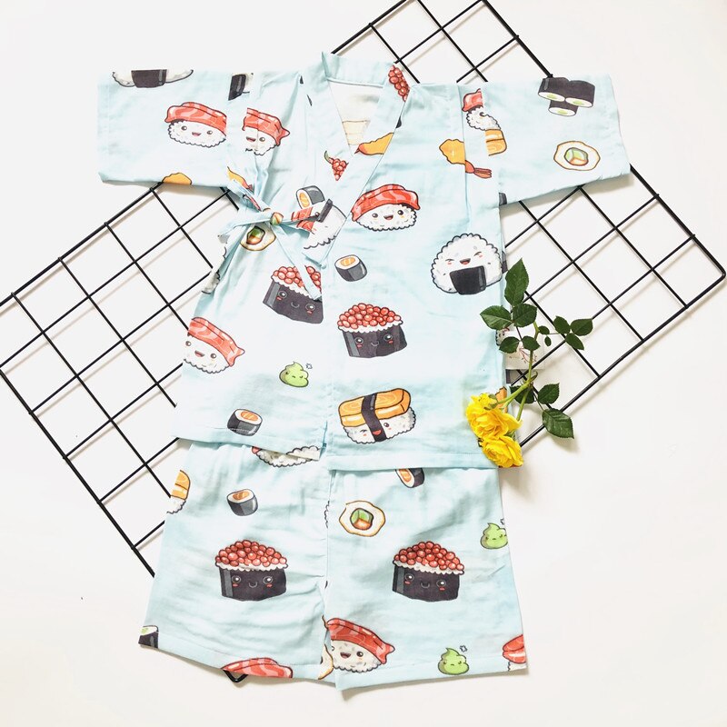 muslin baby girl clothes kids boy summer sleep clothes pijama infantil pajama set Pajama bath clothes 80-120cm