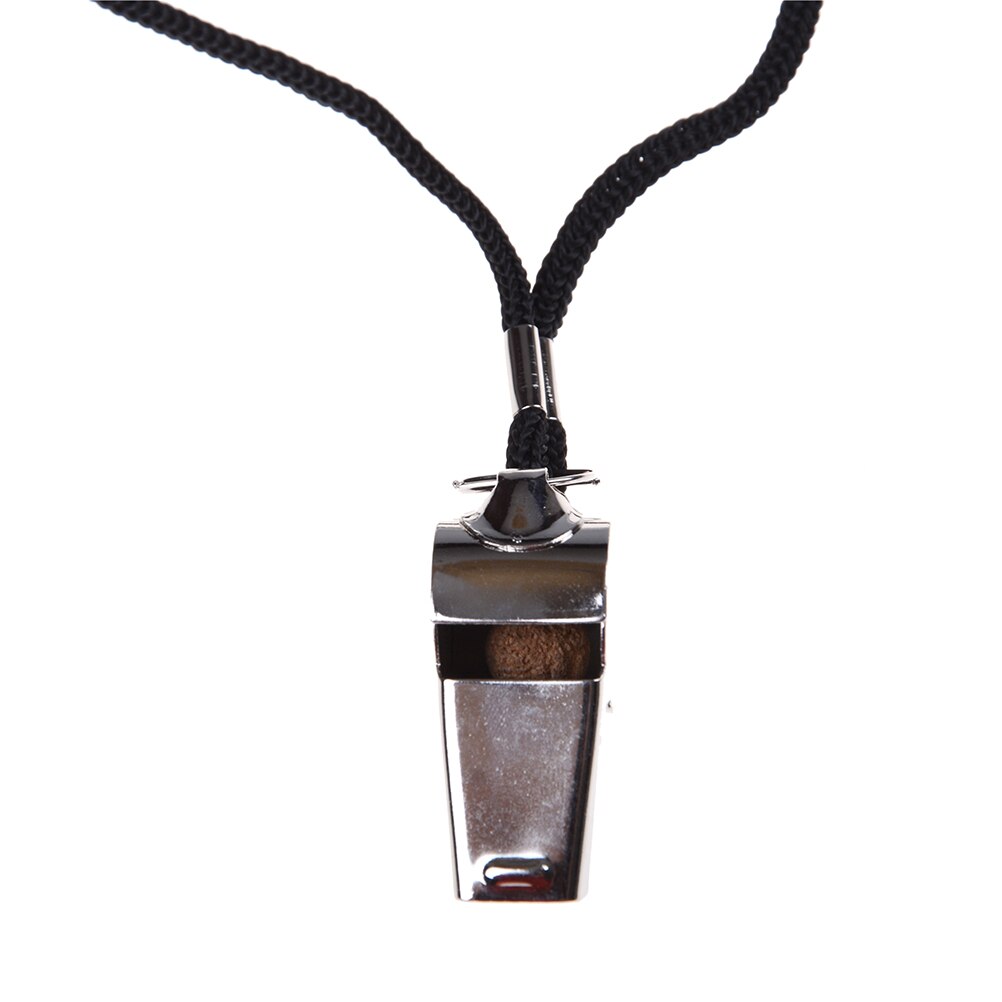 1PCS Coaches And Officials Referee Coach Whistle Stainless Steel Extra Loud Whistle For School Sports