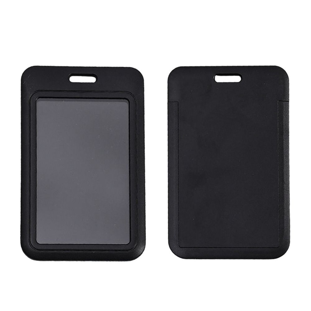 Tarjetero de plástico para estudiantes, funda bonita para tarjetas de crédito: Azul oscuro