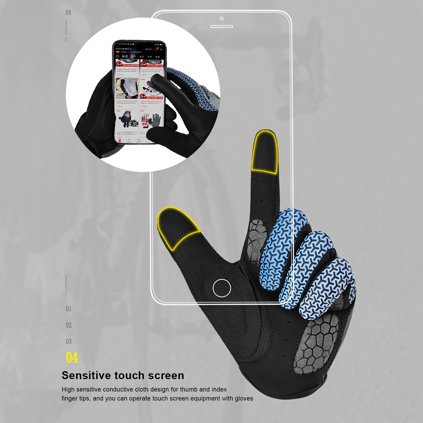 Fietsen Handschoenen Volledige Vinger Gel Sport Racing Fiets Wanten Vrouwen Mannen Zomer Racefiets Anti-Slip Outdoor Handschoenen