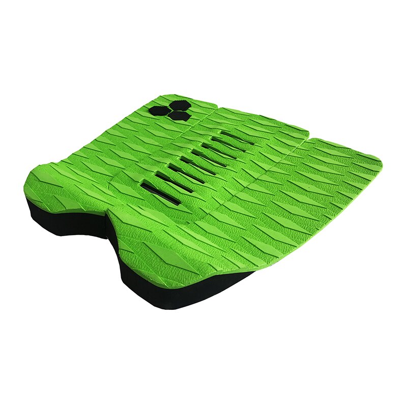 3 unids/bolsa antideslizante de espuma EVA cojines para tablas de Surf SUP Surf Kiteboard Skimboard pie Paddleboard tracción Pad alfombrilla de agarre perro Pie de: Green Dot