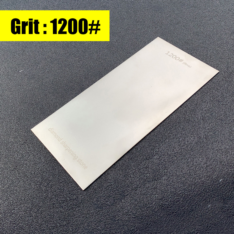 Diamond stone Sheet Sharpening stone knife sharpener 80-3000 grit Kitchen knife grinding tools sharpener Garden Abrasives: Grit 1200