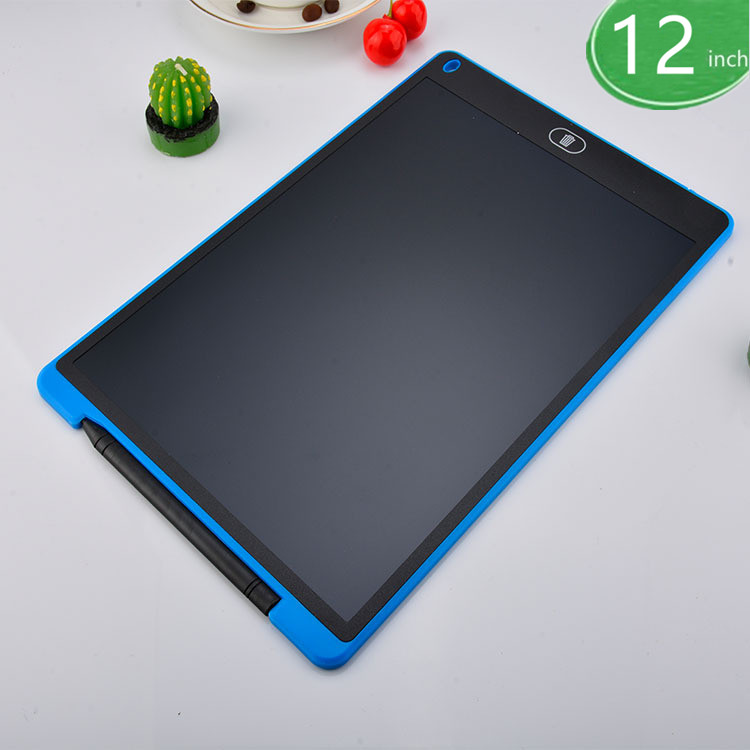4.4/8.5/10/12 Inch LCD Writing Tablet Board Kids Writing Pad Drawing Painting Graphics Board Child Creativity Imagination: 12inch blue