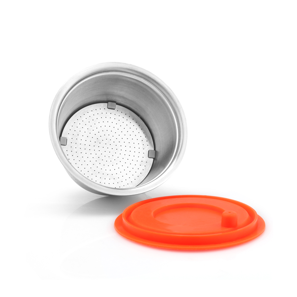 Rostfri metall rostbar dolce gusto mjölkskum kapsel passar för nescafe med filter mjölkslagare maskin automatisk mjölkslagare
