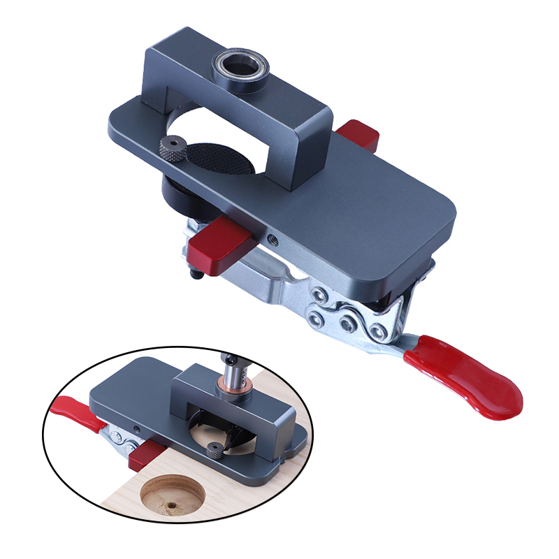 Holzbearbeitung 35mm Scharnier Langweilig Jig See Bohren führen Lokalisierer Hing Installation Jig Tür Schrank See Öffner Vorlage DIY Werkzeuge