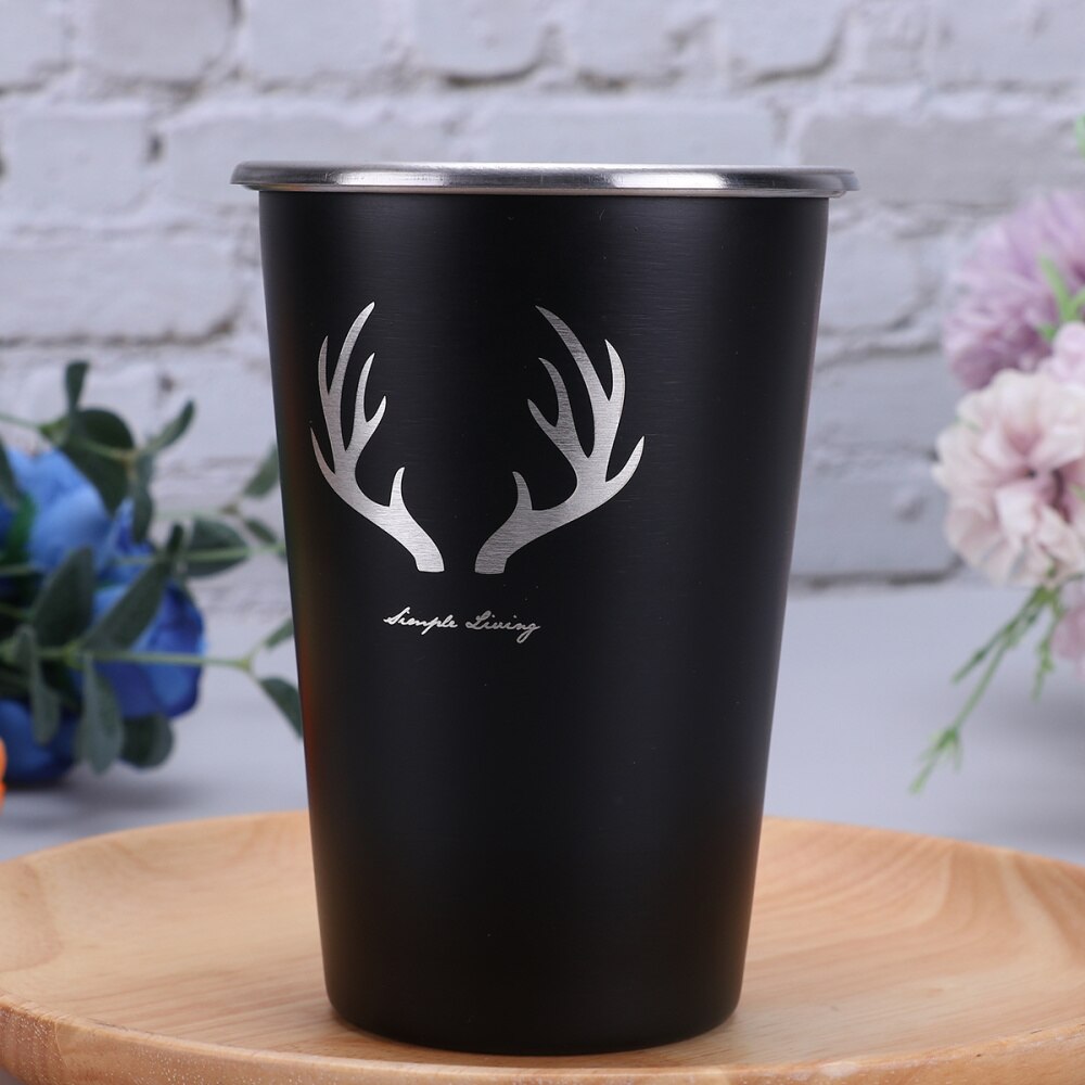 1 pc decoratieve 500ml- kops bierpul voor cocktails, koffie, melk, feestje