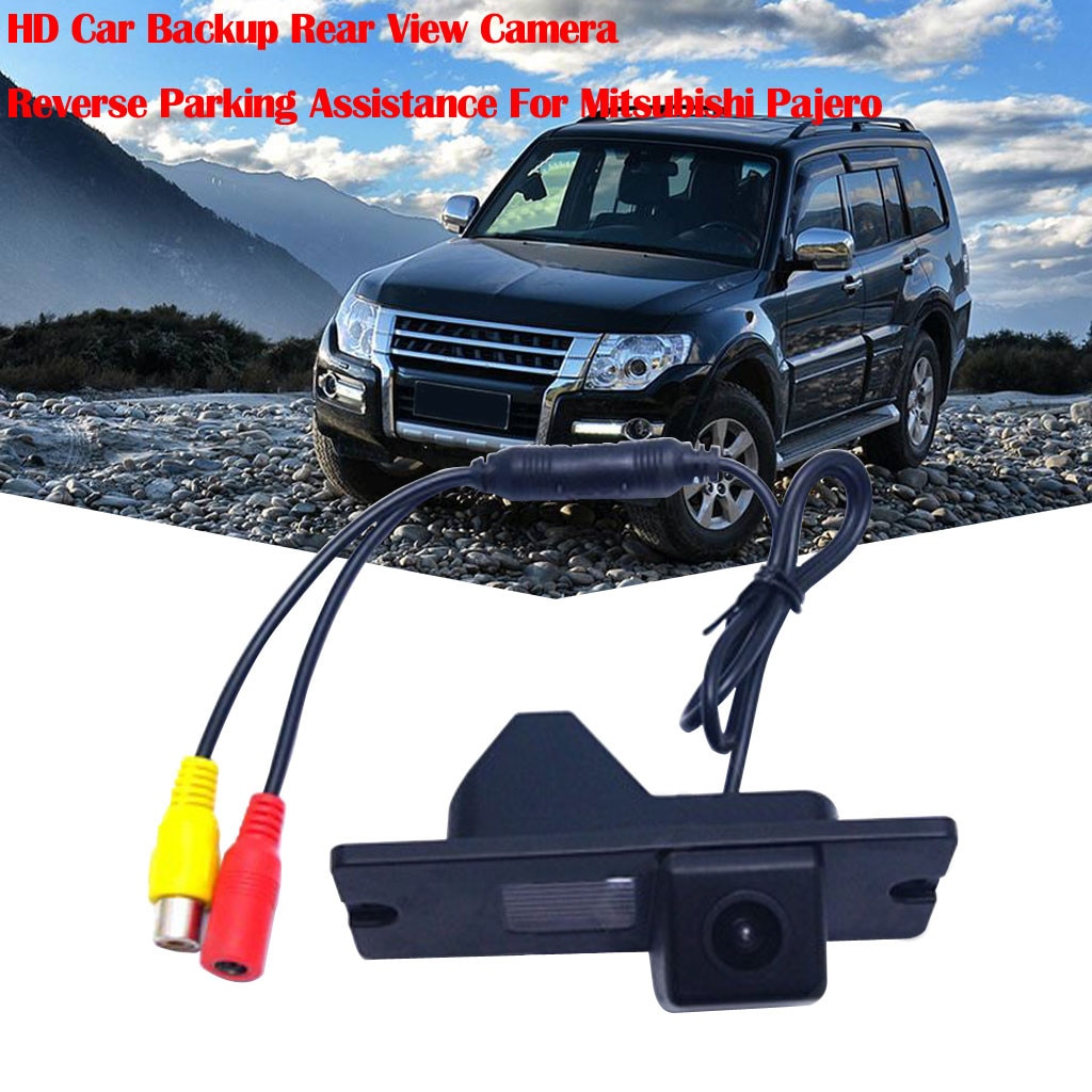 Bil ryggekamera hd bil backup ryggekamera rygge parkeringshjelp for mitsubishi pajero bil rygge kamera