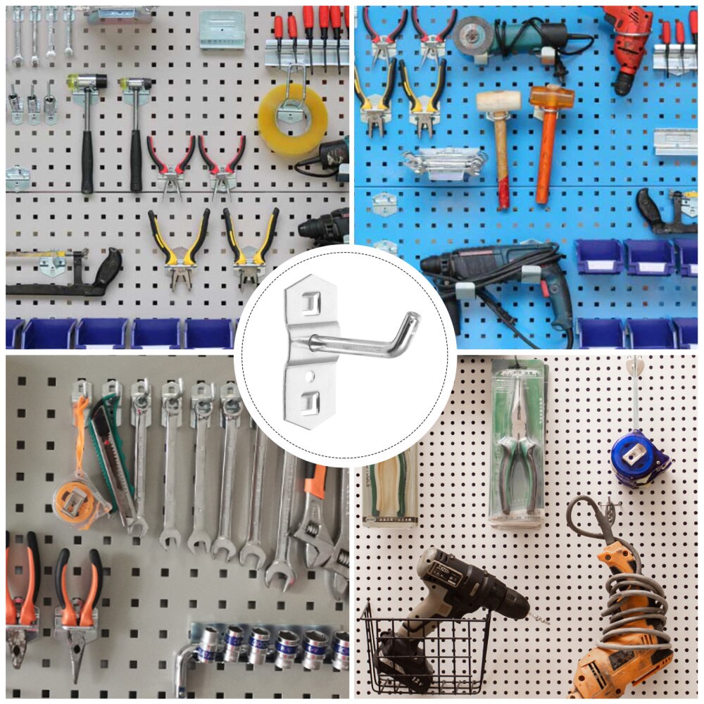 12 Pcs Pegboard Hook Peg Hooks Display Rack Hooking Supermarket Shelf Hooks