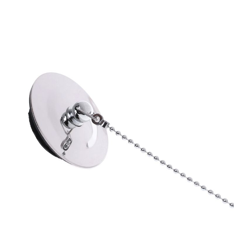 Bathtub Drain Plug with Chain Sink Basin Water Stopper For Bathroom Kitchen Chrome Plated Sink Drain Plug