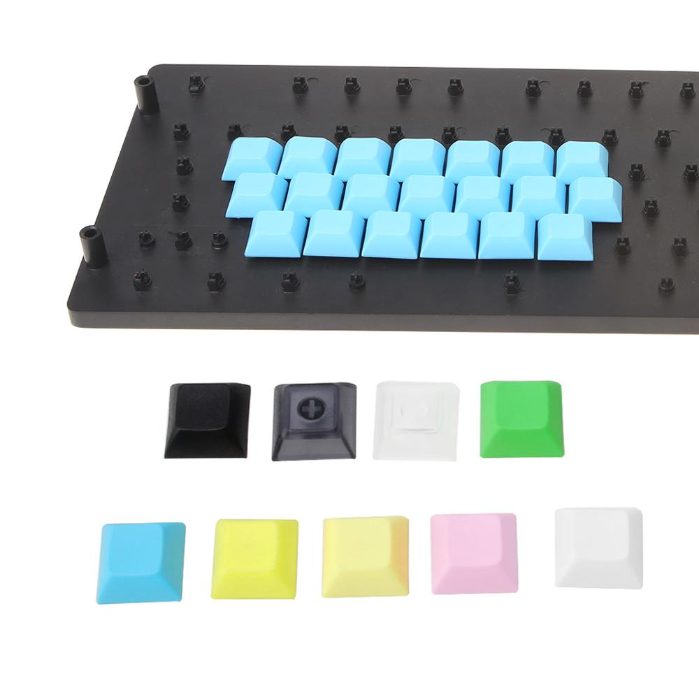 20x PBT Keycaps DSA 1u Blank Printed Keycaps do Mechanicznej Klawiatury Gamingowej