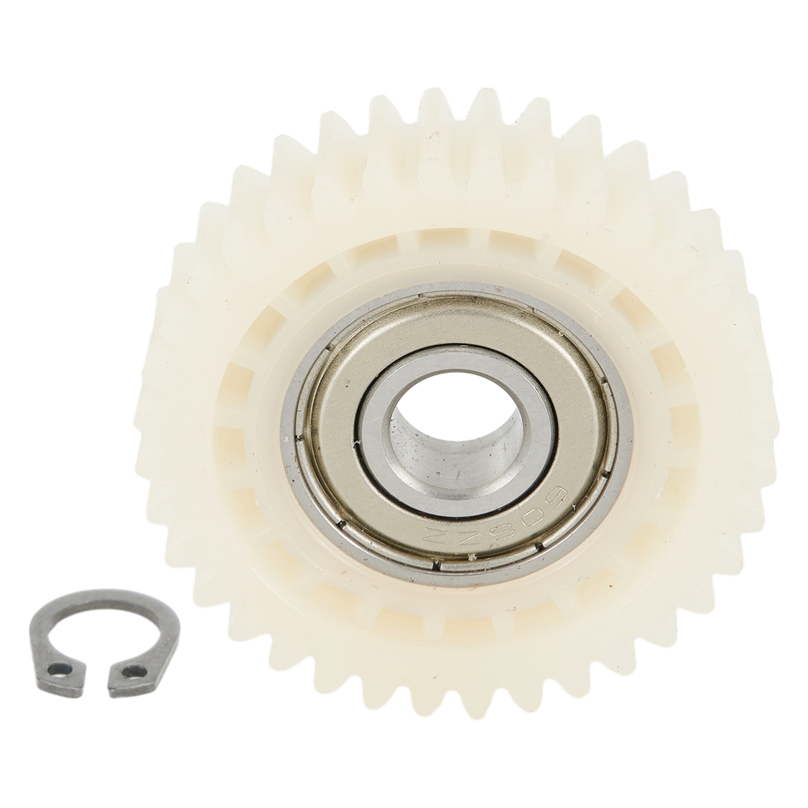 Soepele en stevige tandwielconstructie 36 tanden Ebike wielnaafmotor planetaire tandwielen met 608 lagers 38x38x10mm: WHITE