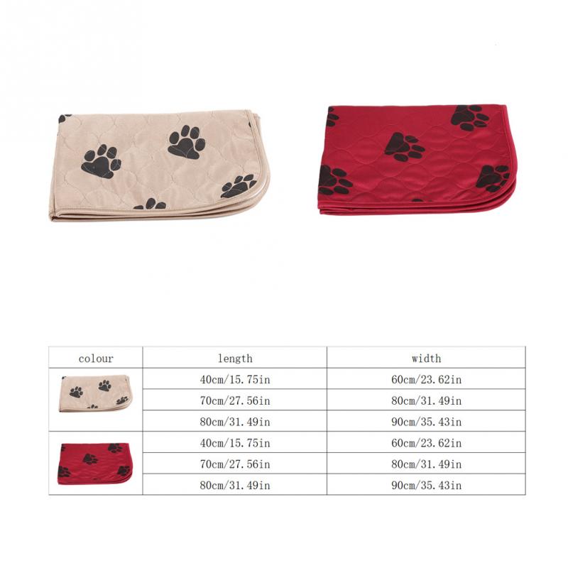 Reusable Waterproof Pet Pee Pads Mat For Dog Urine Pads Puppy Pee Pad Pet Dog Diaper Urine Pads Dog Pet Diaper Mat