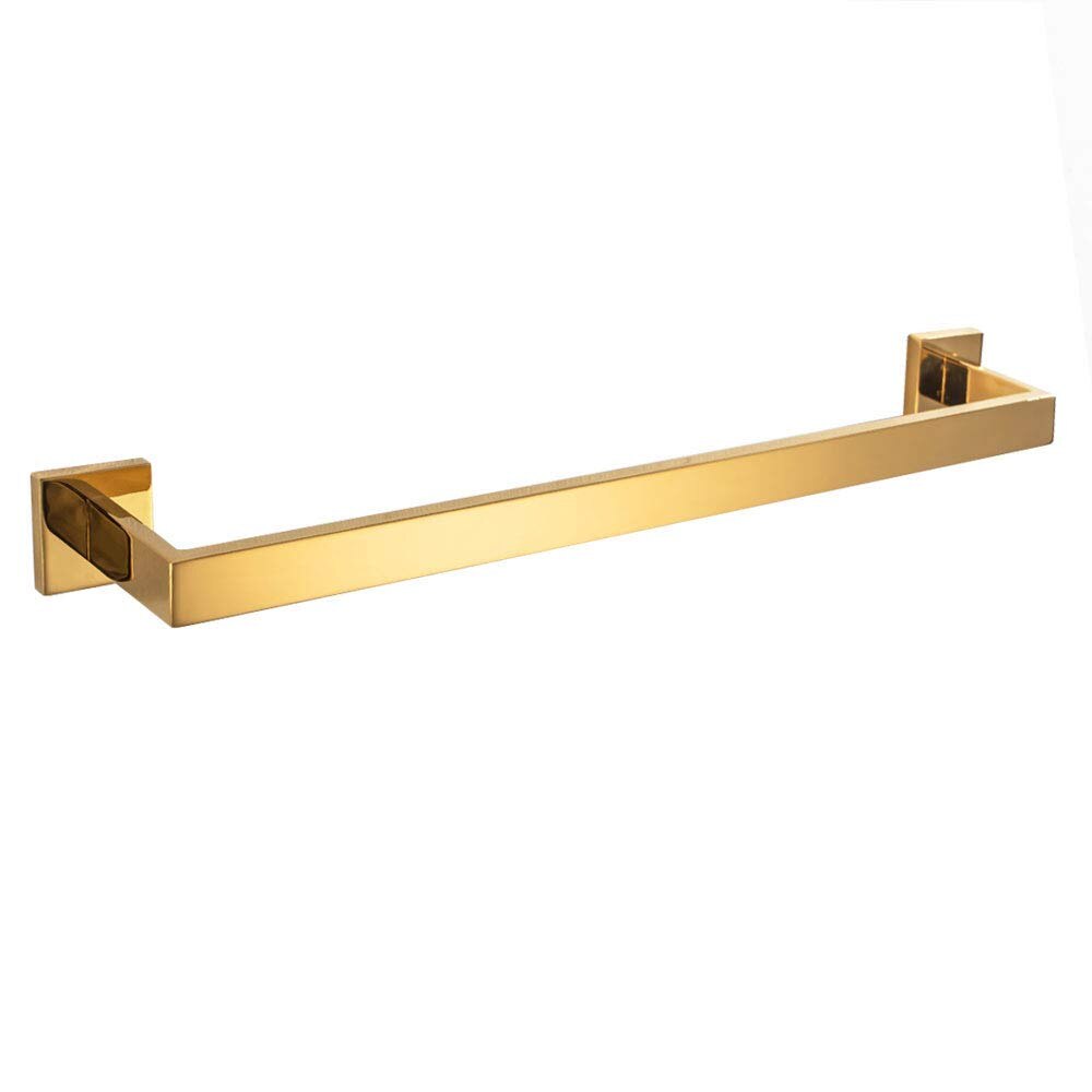 Gold Polish Bathroom Accessories Set Stainless Steel Towel Bar Towel Ring Hook ,Wall-mounted Bathroom Accessories Set: tower bar