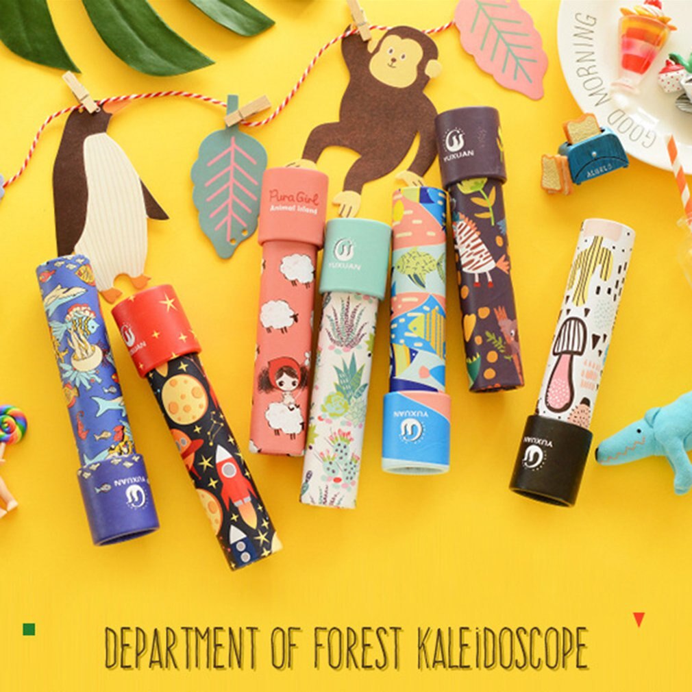 Rotation Kaleidoskop Tragbare Größe Magie Wechselvolle Einstellbar Phantasie Farbige Welt Spielzeug Für Kinder Autismus Kind Puzzle Spielzeug