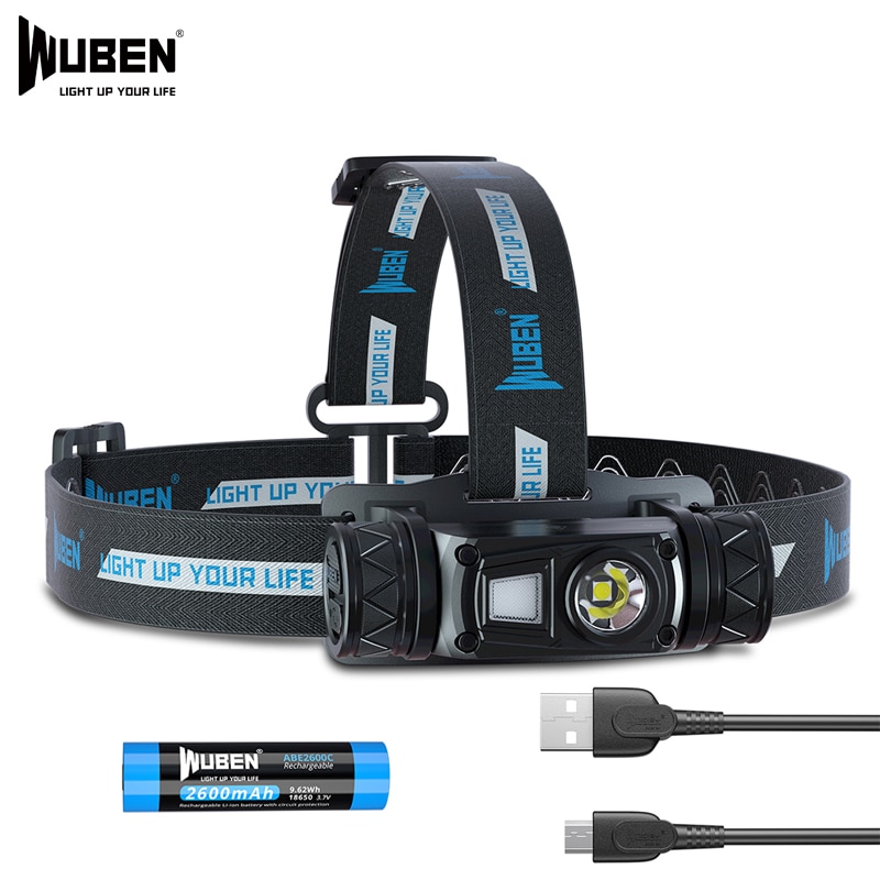WUBEN E7 1800 Lumen Armeegrün wiederaufladbare Mini-Taschenlampe mit