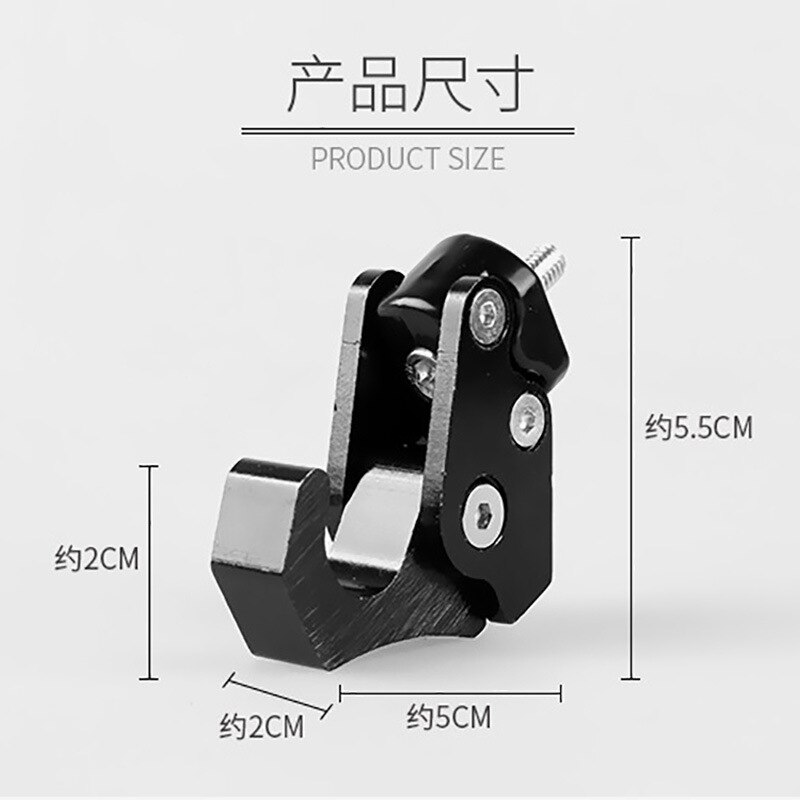 Accessoires moto CNC usinage casque crochet