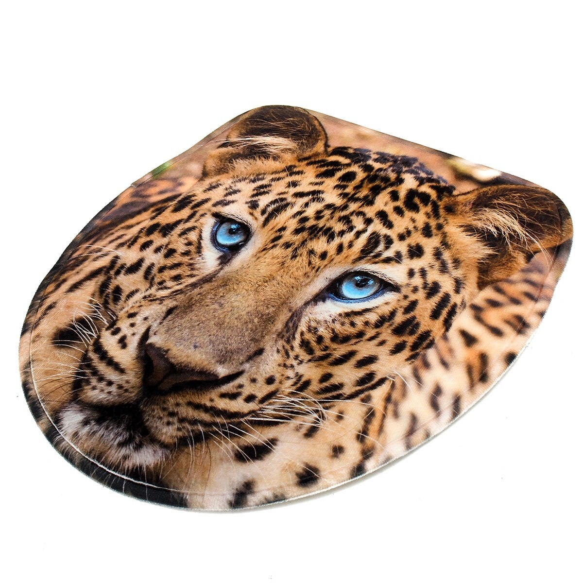 3 delar set leopardtryckt halkfritt badrum toalett piedestal matta golvmatta toalett lock lock vattentät golvmatta badrumsinredning