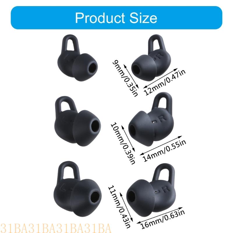 31BA 1Set Silicone Ear Buds Covers Eartips Comfortabele pasvorm voor Freelace Pro2 Verbeterde geluid en stabiliteit