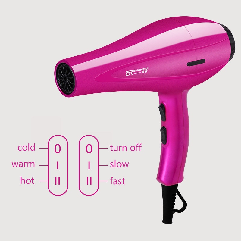 8 In 1 Hair Dryer Straightener Female Hair Drier Electric Strong 3200w Blowdryer Hairdressing Devices Comb 210v