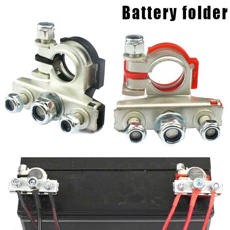 1 Pair Vehicle Quick Release Cable Clamp Clip Heavy Duty Battery Terminal Connector for Car NJ88: Default Title