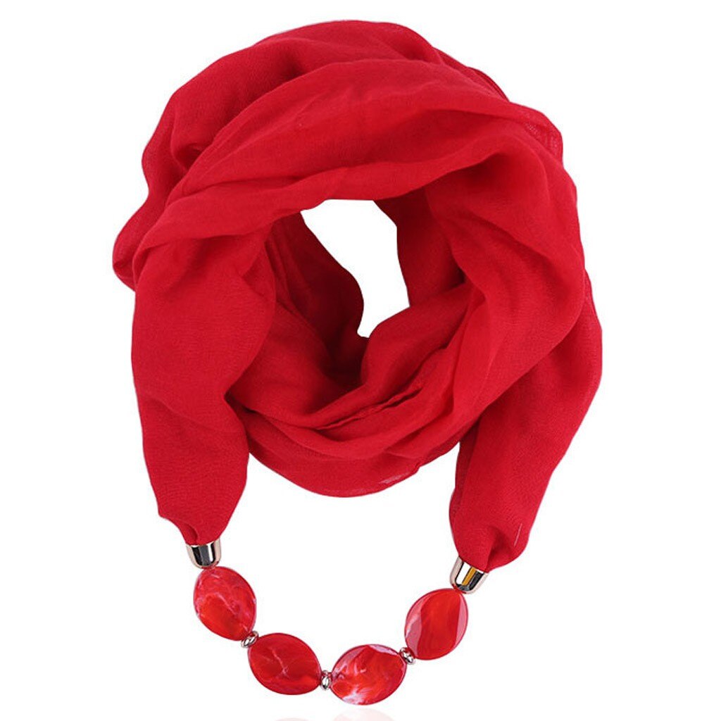 Vrouwen Katoen Linnen Ketting Hanger Sjaal Etnische Stijl Zachte Ketting Sjaals Katoen Linnen Shawl Sjaal Accessoires