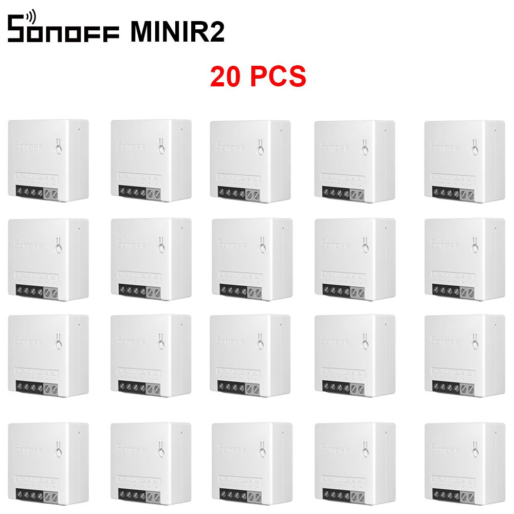 SONOFF MINIR2 Two Way Switch Mini Wifi Smart Home Swcith Wireless Remote Control Switch Works with eWelink Alexa Google Home